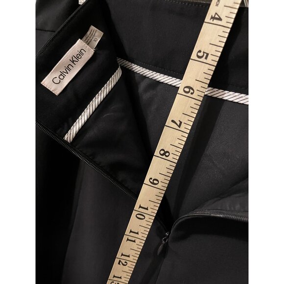 Calvin Klein Womens Classic Black Pencil Skirt Size 10 Workwear - Picture 2 of 6